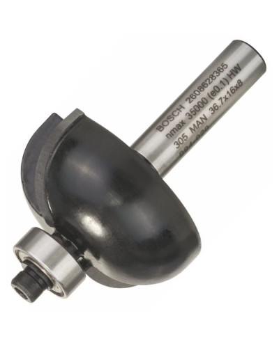 Фреза галтельна Std S8 / R12 / D36,7 / L16