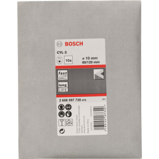 10 cвердл Bosch CYL-3 бетон 10x120мм SilverPerc