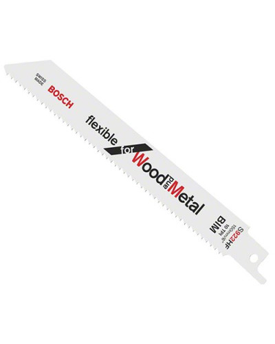 2 шабельні пилки S 922 HF Flexible for Wood and Metal Bosch