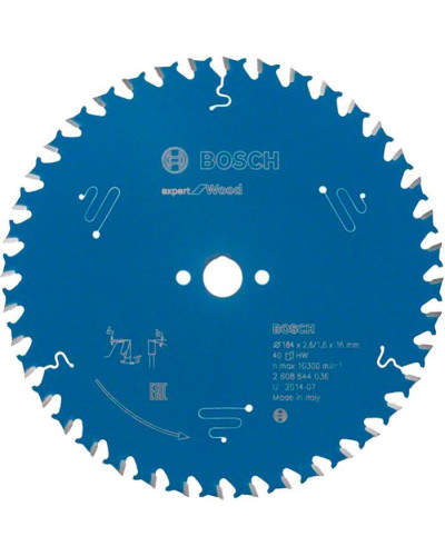 Пильний диск Bosch 184x16x2.6 / 1.6x40T Expert for Wood
