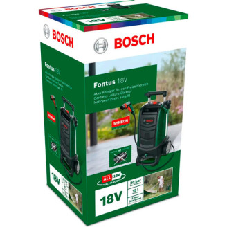 Аккумуляторная мойка высокого давления Bosch Fontus 18V, без акб и з/у