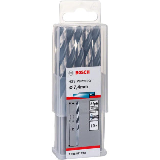 10 HSS PointTeQ свердел 3.7 мм Bosch