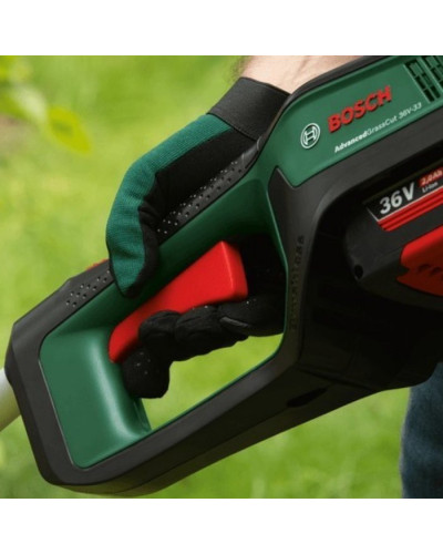 Акумуляторний тример Bosch Advanced Grass Cut 36V-33 (АКБ 36 В, 2.0 Ач+ЗП AL 36V-20)  - фото 5