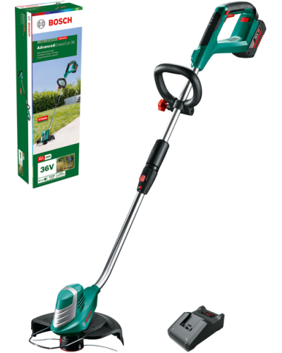 Акумуляторний тример Bosch AdvancedGrassCut 36V-23-750 (АКБ 36 В, 2.0 Ач+ЗП AL 36V-20)