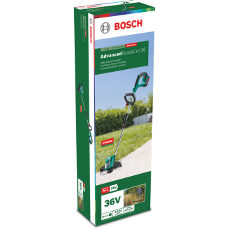 Акумуляторний тример Bosch AdvancedGrassCut 36V-23-750 (АКБ 36 В, 2.0 Ач+ЗП AL 36V-20)