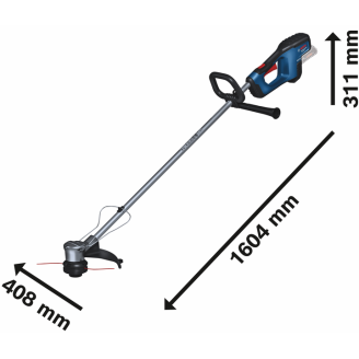 Акумуляторний безщітковий тример Bosch GRT 18V-33 (solo)