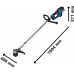 Аккумуляторный триммер Bosch Professional GRT 18V-33, без акб и з/у  - фото 3