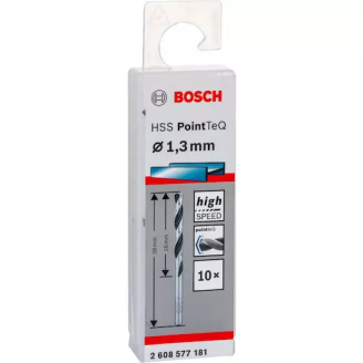 10 HSS PointTeQ свердел 1.3 мм Bosch