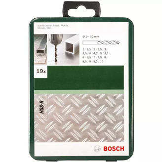 19 свердел HSS-R D1-10 КАСЕТА Bosch