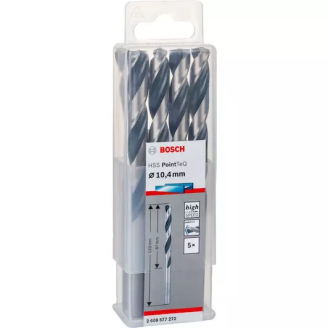 5 HSS PointTeQ свердел 10.4 мм Bosch
