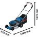 Аккумуляторная газонокосилка Bosch GRA 18V2-46, без акб и з/у  - фото 4