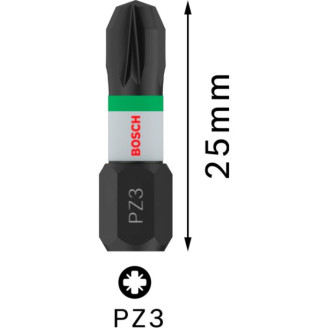 PRO Impact Control PZ3 біти  25 мм, 2шт