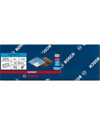 50 шліфлистів M480 на сітчастій основі 93x186 K120  - фото 2