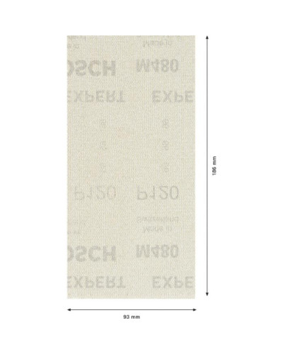 50 шліфлистів M480 на сітчастій основі 93x186 K120  - фото 3
