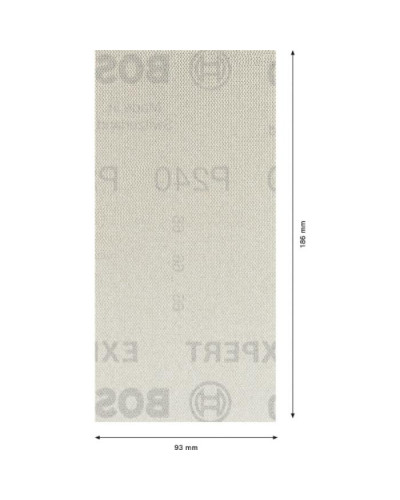 50 шлифлистов M480 на сетчатой ​​основе 93x186 K320  - фото 3
