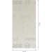 50 шлифлистов M480 на сетчатой ​​основе 93x186 K320  - фото 3