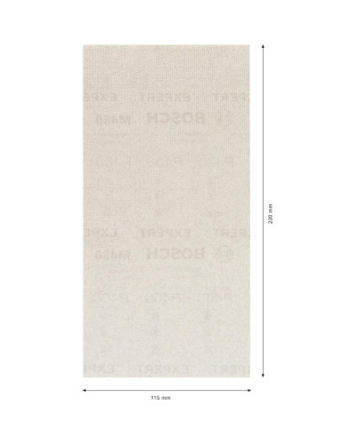 10 шліфлистів Bosch M480 на сітчастій основі115x230 K100  - фото 6
