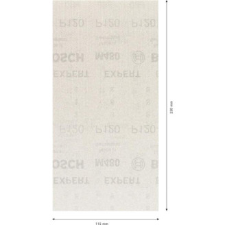 10 шлиф листов Bosch M480 на сетчатой ​​основе 115x230 K120