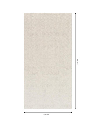 10 шліфлистів Bosch M480 на сітчастій основі115x230 K400  - фото 6
