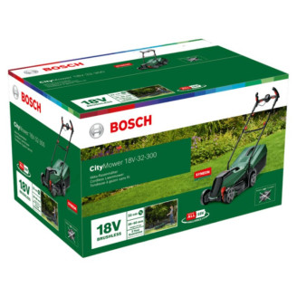 Аккумуляторная газонокосилка Bosch CityMower 18V-32-300 (solo)