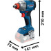 Акумуляторний безщітковий ударний гайковерт Bosch GDX 18V-285 + L-BOXX  - фото 2