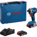 Аккумуляторный безщеточный ударный гайковерт Bosch GDR 18V-215+ (2x18V 2.0Ah + 1хGAL 18V-20+ Кейс)
