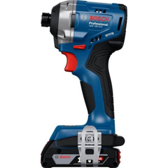 Аккумуляторный безщеточный ударный гайковерт Bosch GDR 18V-215+ (2x18V 2.0Ah + 1хGAL 18V-20+ Кейс)