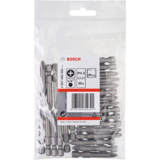 25 біт Extra Hard 49 мм PH2 Bosch