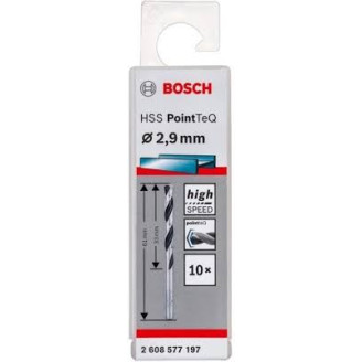 10 HSS PointTeQ свердел 2.9 мм Bosch