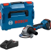 Набір Bosch Кутова шліфмашина GWS 18V-8 +Акумулятор GBA 18V 4.0Ah+Дриль-шурупокрут GSR 185-LI + Кейс+Перфоратор GBH 187-LI соло  - фото 3