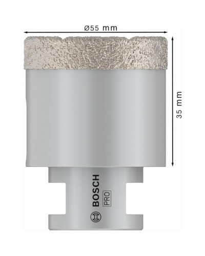 PRO Алмазна коронка 27 мм DRY SPEED  - фото 4