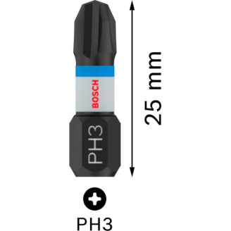 PRO Impact Control PH3 біти  25 мм, 2шт