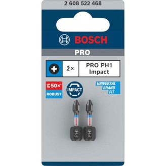 PRO Impact Control PH1 біти  25 мм, 2шт