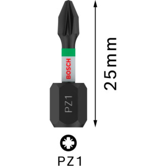 PRO Impact Control PZ1 біти  25 мм, 2шт