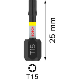 PRO Impact Control T15 25мм біти  2шт