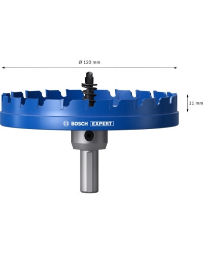 EXPERT Коронка Bosch Sheet Metal Arbored 120 мм HS  - фото 3