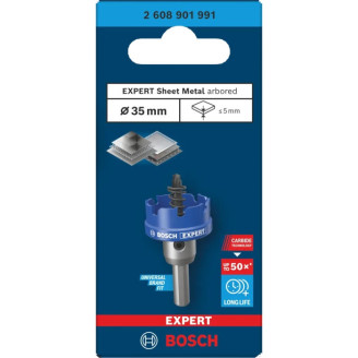 EXPERT Коронка Bosch Sheet Metal Arbored 35 мм HS