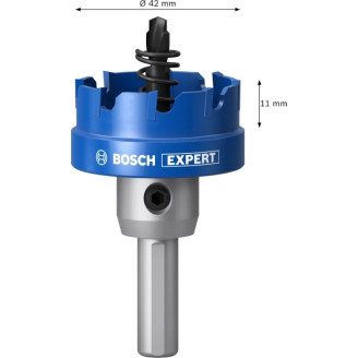 EXPERT Коронка Bosch Sheet Metal Arbored 42 мм HS