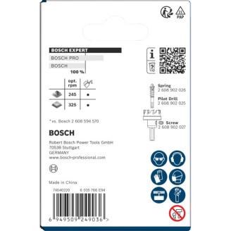 EXPERT Коронка Bosch Sheet Metal Arbored 49 мм HS