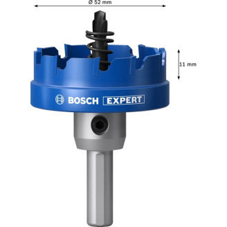 EXPERT Коронка Bosch Sheet Metal Arbored 52 мм HS