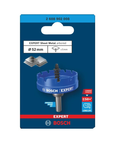 EXPERT Коронка Bosch Sheet Metal Arbored 53 мм HS  - фото 3