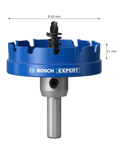 EXPERT Коронка Bosch Sheet Metal Arbored 62 мм HS  - фото 2