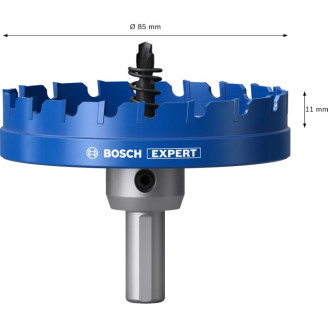 EXPERT Коронка Bosch Sheet Metal Arbored 85 мм HS