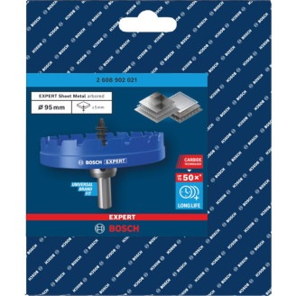 EXPERT Коронка Bosch Sheet Metal Arbored 95 мм HS