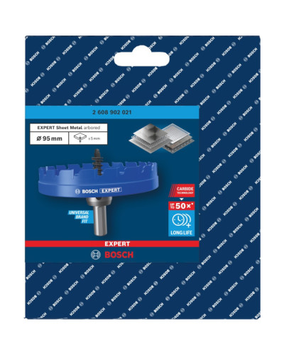 EXPERT Коронка Bosch Sheet Metal Arbored 95 мм HS  - фото 2