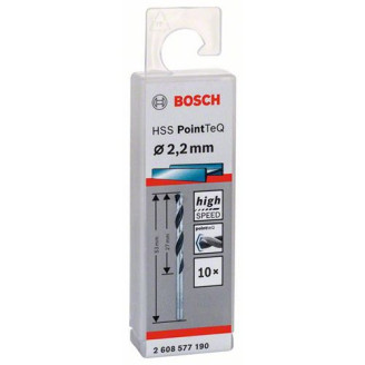10 HSS PointTeQ свердел 2.2 мм Bosch