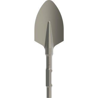 Лопаткове зубило PRO Hex 30-4C закруглене, 135x400 мм