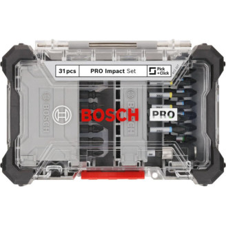 Набір Bosch Impact Control: біти + пластиковий контейнер 31шт