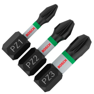 PRO Impact Control PZ1/PZ2/PZ3 біти  25 мм, 3шт