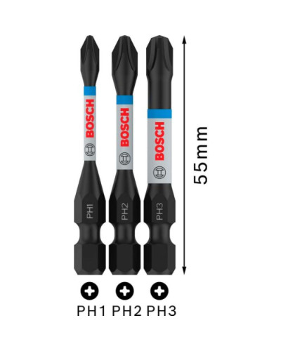 PRO Impact Control PH 50мм бит 3шт  - фото 4